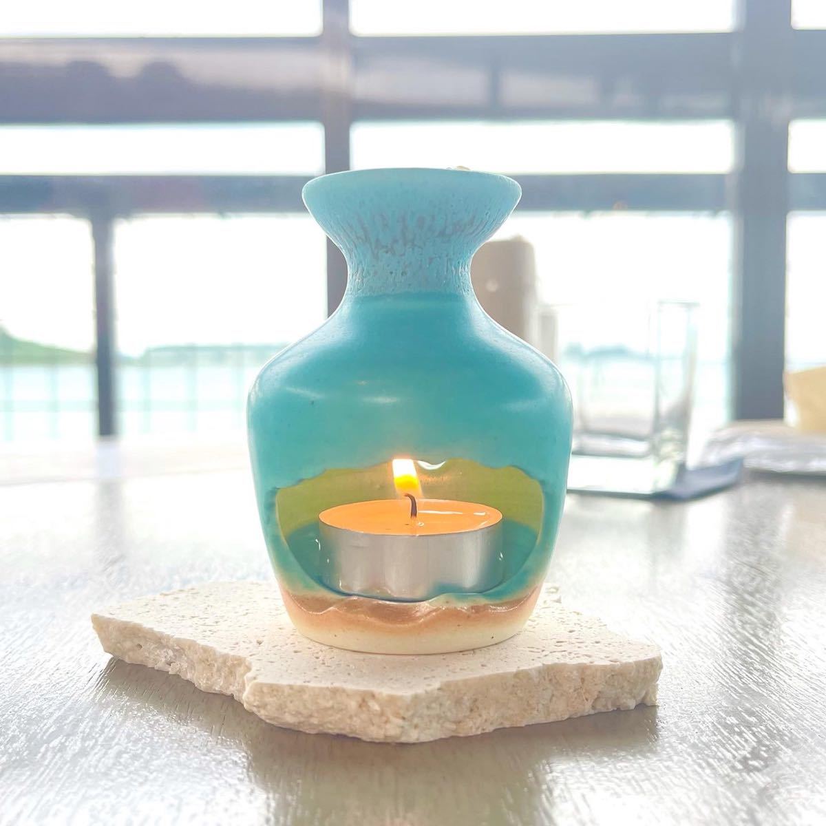 海を感じるフランキンセンス専用香炉(うるま陶器)　9種セット オマーン産　樹脂香　frankincense ミルラ　