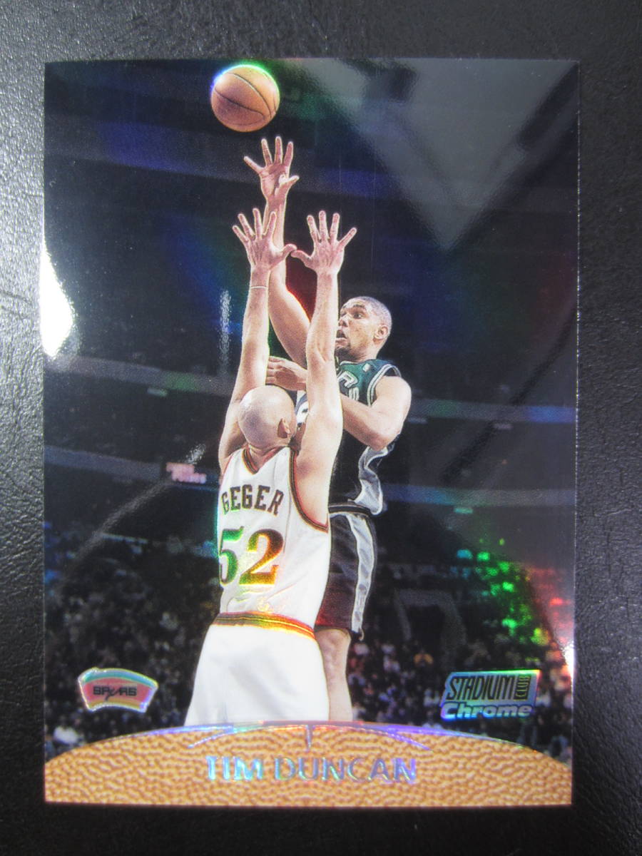 Tim Duncan ＜ 99-00 Toops Stadium Club Chrome Previews Refractor 1:120 ＞ リフラクター版_画像1