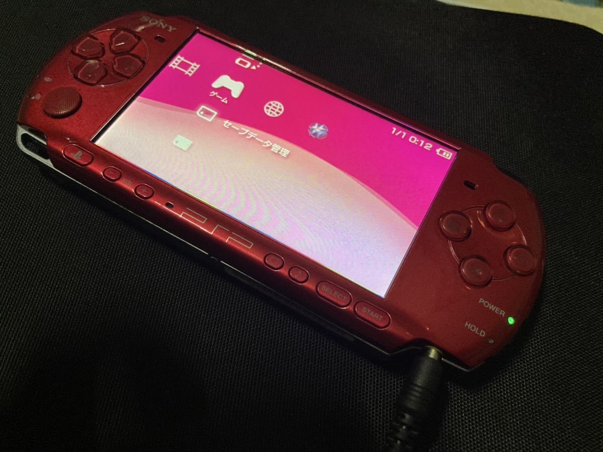 SONY PSP-3000 ソニー PSP ソフト 本体 送料安い メモリースティック