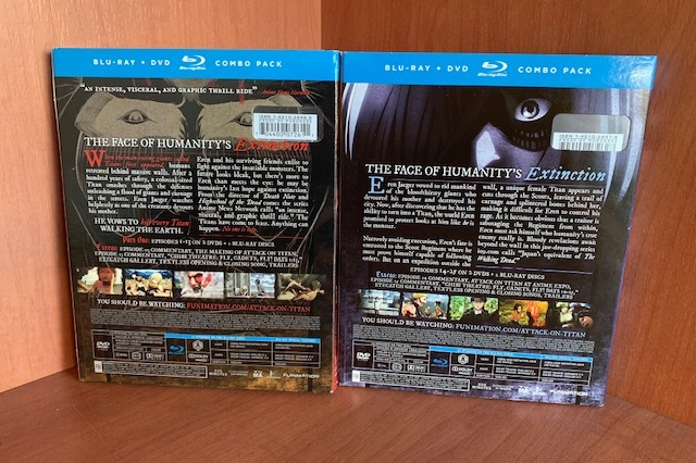 【北米版Blu-ray+DVD】進撃の巨人 PartⅠ＆Ⅱ　1-25話収録【20200688】北米版ブルーレイ/Attack on Titan【未開封品】