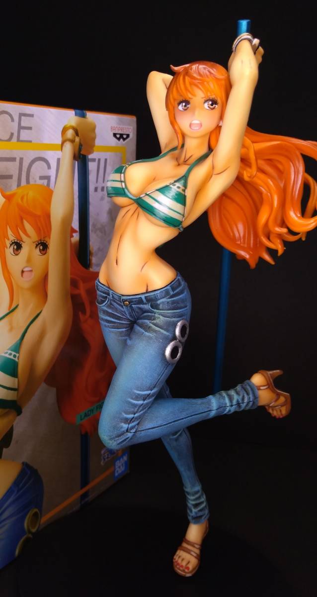 ナミ カスタムリペイント 瞳修正 Lady Fight Nami ワンピースフィギュア One Piece Figure 限定リアル仕上げ ナミ 売買されたオークション情報 Yahooの商品情報をアーカイブ公開 オークファン Aucfan Com