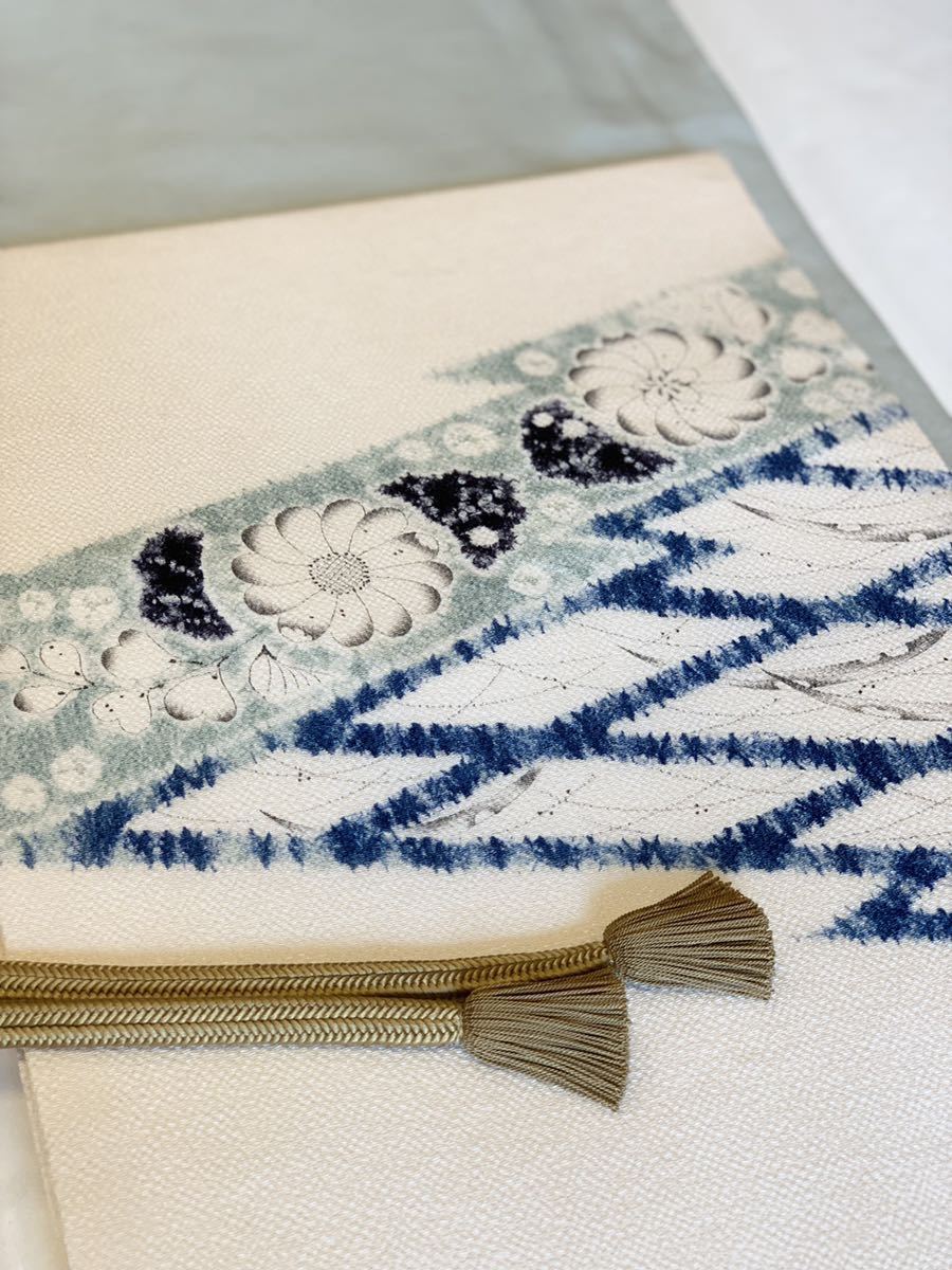 Yahoo!オークション - 逸品 小倉淳史 辻ヶ花 九寸名古屋帯 落款 Yahoo!オークション - 逸品 小倉淳史 辻ヶ花 九寸名古屋帯 落款