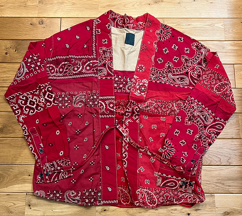 ほぼ未使用 visvim ICT LHAMO SHIRT BANDANA COLOR:RED SIZE:4 product