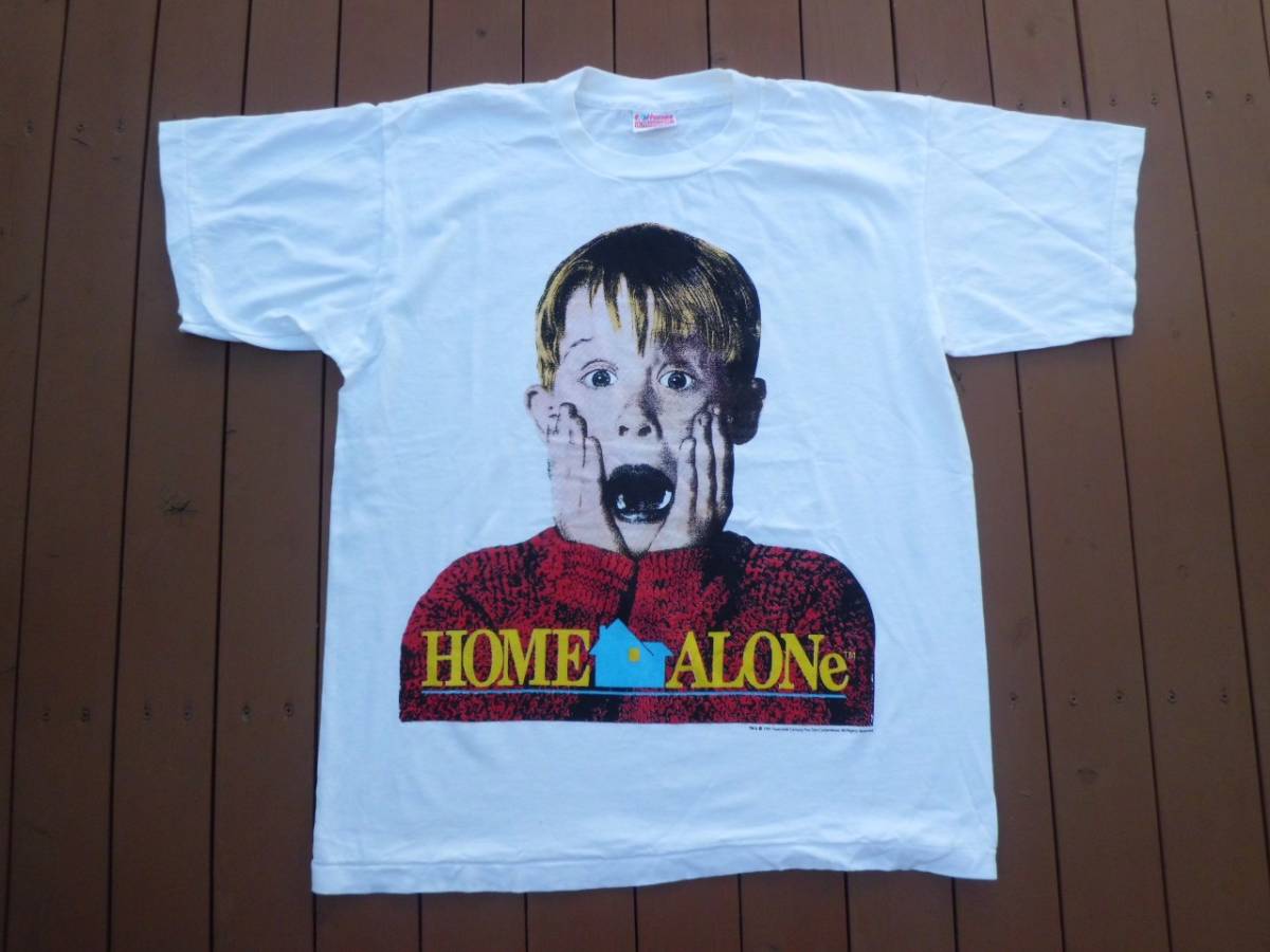 に初値下げ! 希少 映画Tシャツ Home Alone ホームアローン Vintage