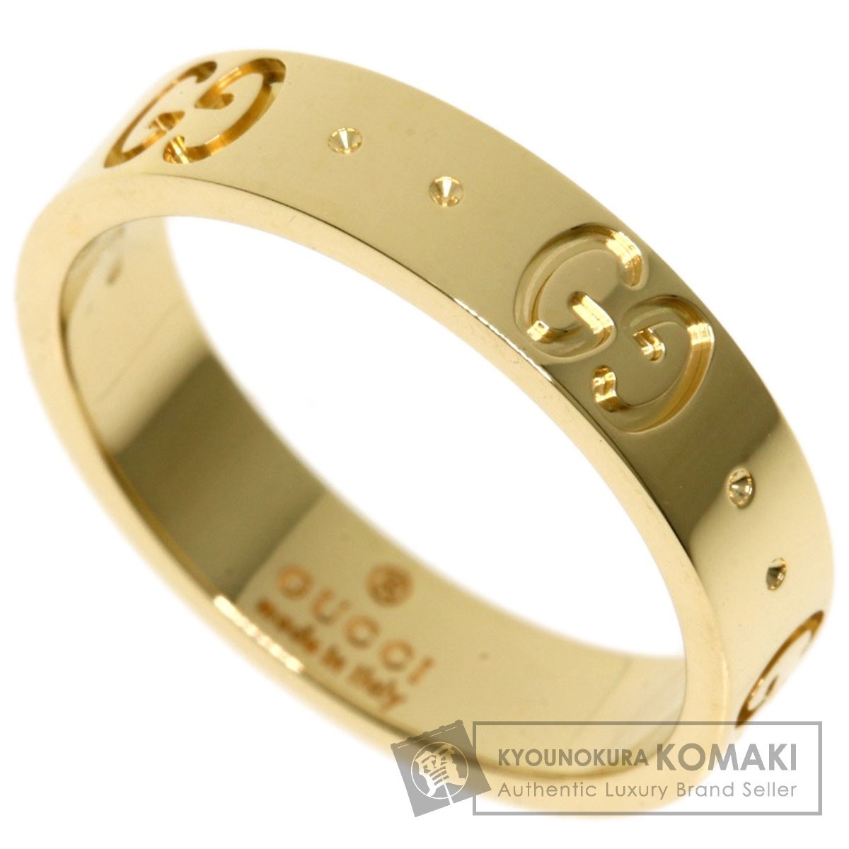 格安販売の K18 ○GUCCI グッチ アイコンリング 9号 グッチ ○GUCCI