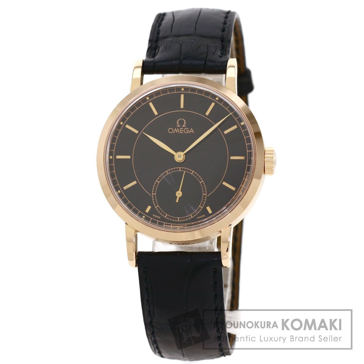 何でも揃う OMEGA オメガ 5950.51.01 ルネッサンス 世界限定 1894本 腕時計 K18ピンクゴールド 革 メンズ  アクセサリー、時計