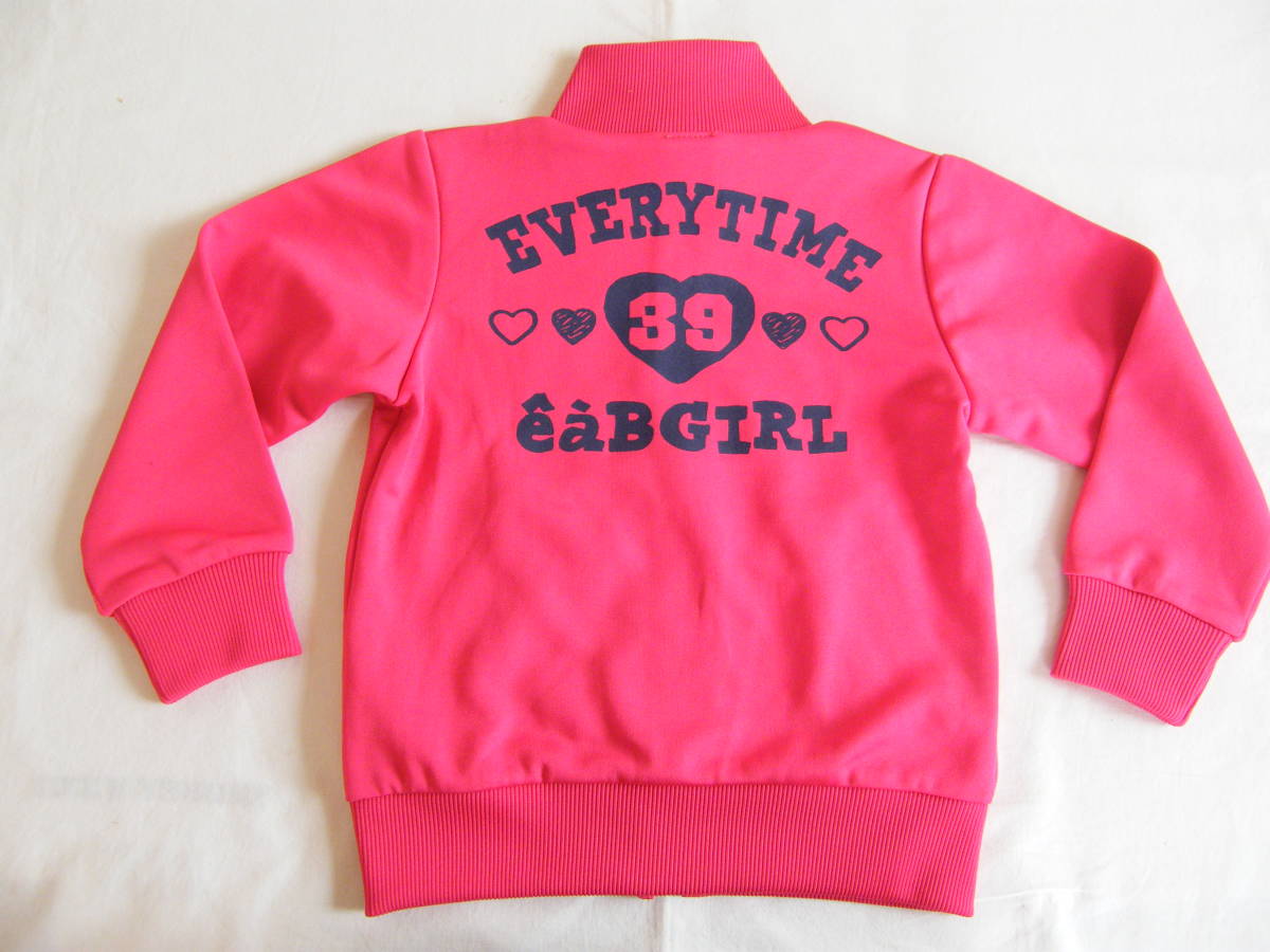 新品!★ベベ e.a.B エーアーベー★ 100cm ピンク色 ナイロンジャケット_画像2