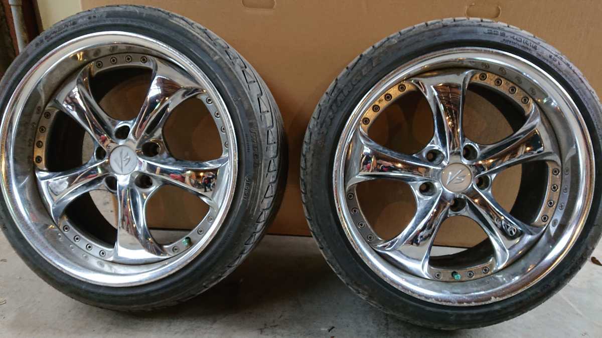 1スタ 売切 絶版 希少 work ワーク VS KF 8j +38 18インチ ホイール 2