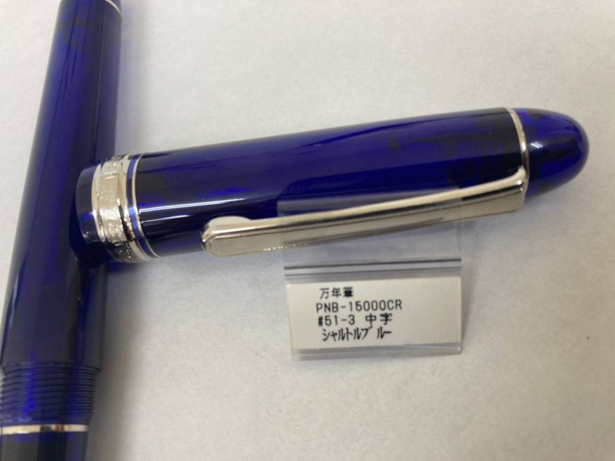 ペ176 新品 未使用 PLATINUM プラチナ 万年筆 #51-3 #3776 中字 M 14K