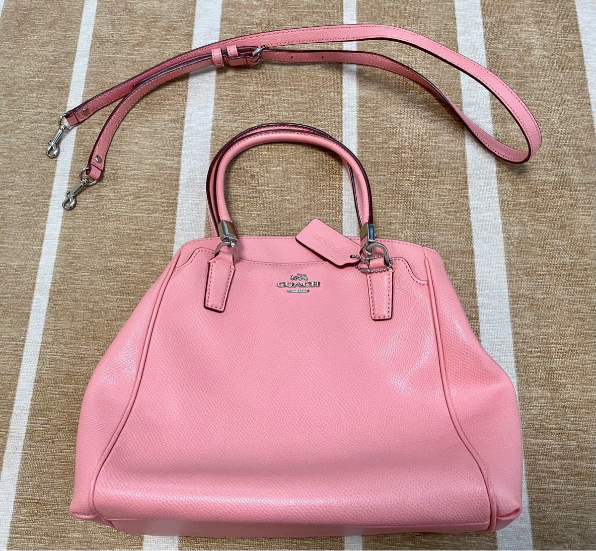 COACH コーチ 2way ショルダーバッグ ハンドバッグ ピンク changcheng.ca