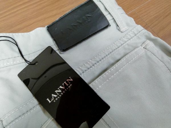 kkaa2177 ■ LANVIN ■ ランバン パンツ ボトムス ライトグレー 46 M_画像7