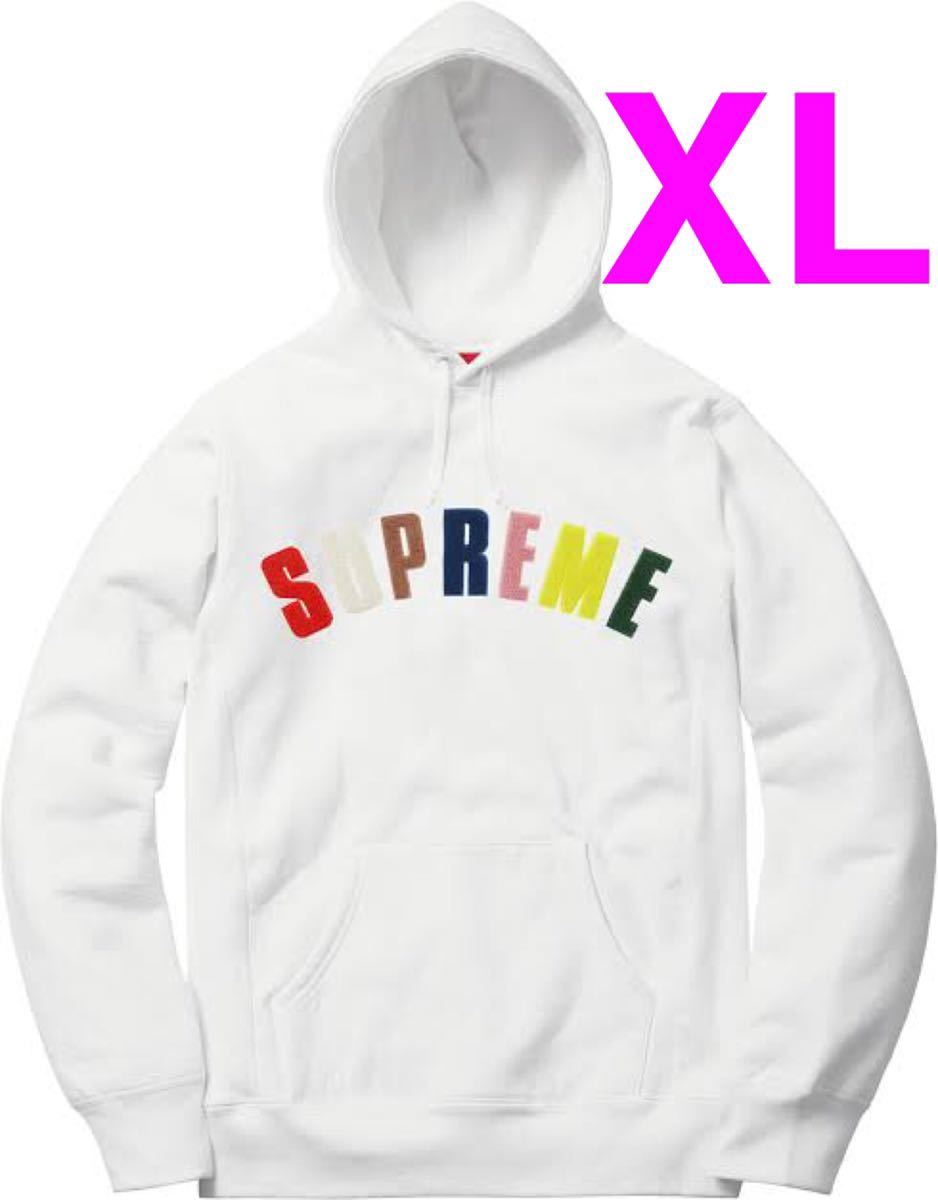 Supreme Chenille Arc Logo Hooded Sweatshirt XL シュプリーム north box スウェットパーカー_画像1