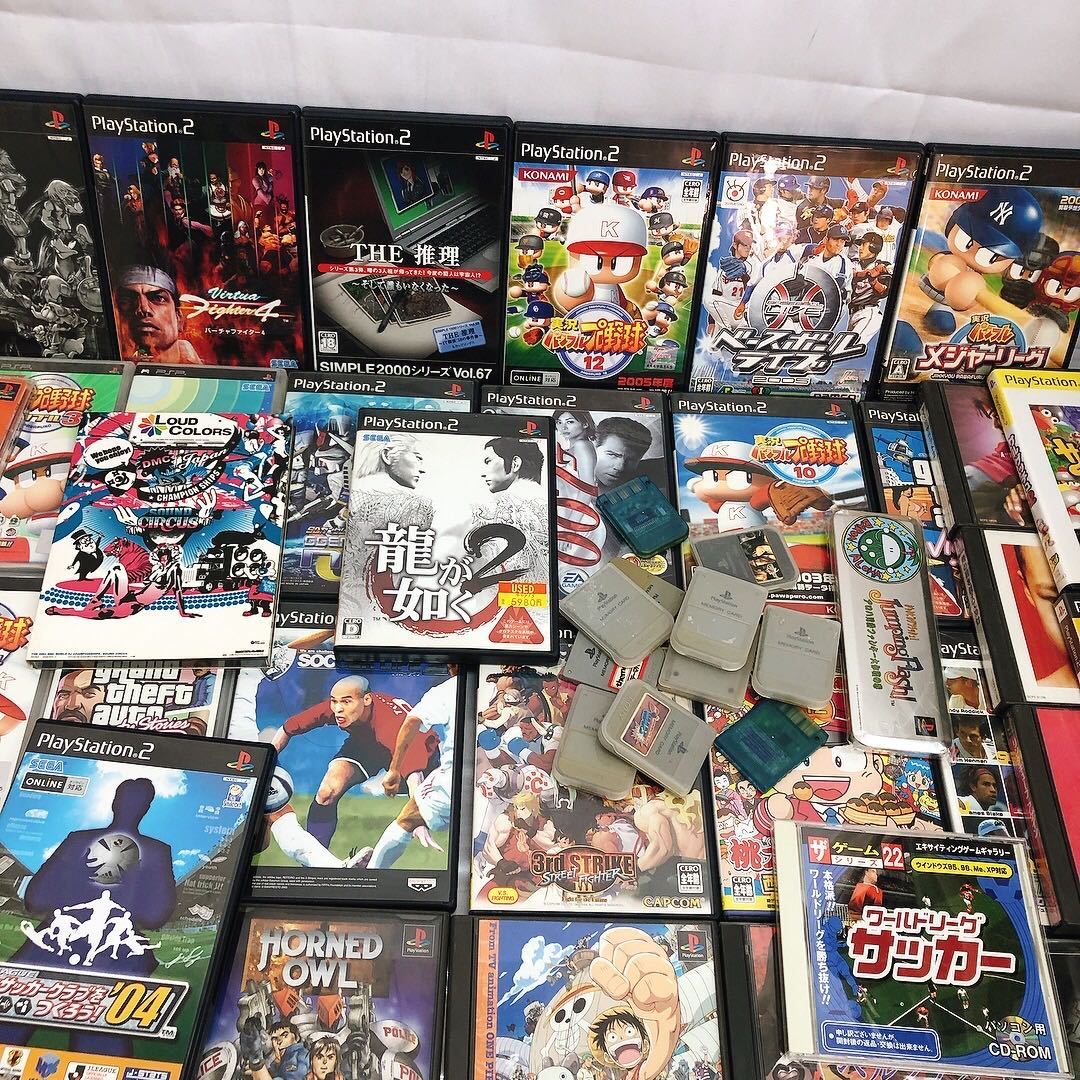 DA145 1円〜 SONY カセット 大量 まとめ Playstation2 太鼓達人 サルゲッチュ 野球 SDガンダム 中古 現状品 動作未確認_画像5