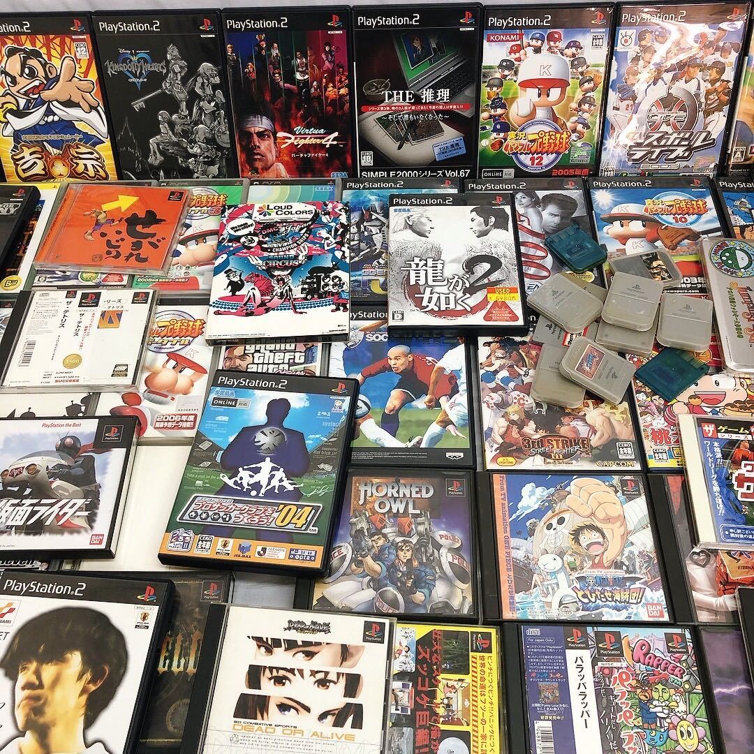 DA145 1円〜 SONY カセット 大量 まとめ Playstation2 太鼓達人 サルゲッチュ 野球 SDガンダム 中古 現状品 動作未確認_画像3