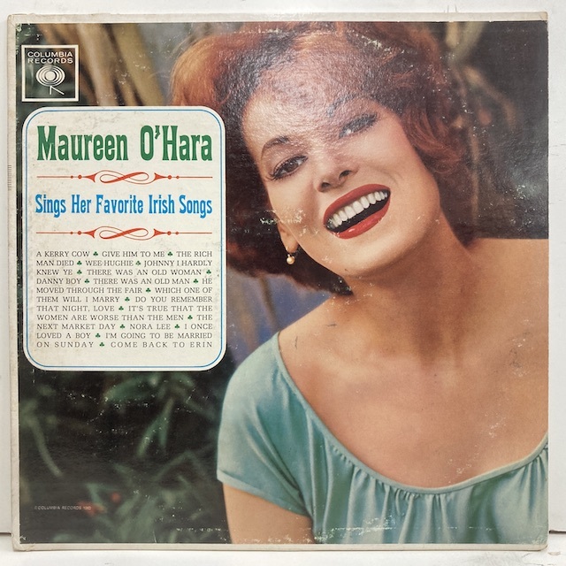 ●即決VOCAL LP Maureen O'Hara / sings Her Favorite Irish Songs 0084 米オリジナルPromo 6eye Mono モーリン・オハラ_画像1