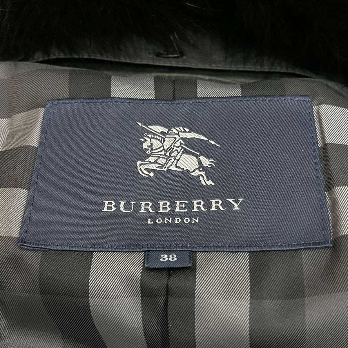 美品 BURBERRY LONDON バーバリー ロンドン 裏地チェック柄 美品 BURBERRY LONDON バーバリー ロンドン 裏地チェック柄