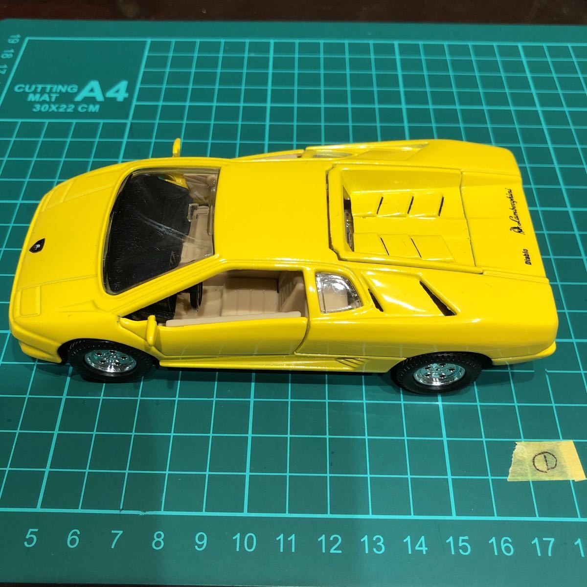 SS5722 ランボルギーニ ディアブロ プルバック ダイキャスト ミニカー 中古品 売切り_画像7