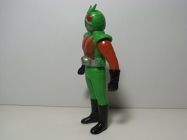 1989 year made sofvi Kamen Rider Skyrider height 12cm BANDAI JAPAN stone forest Pro higashi . Bandai . angle. breaking damage none 