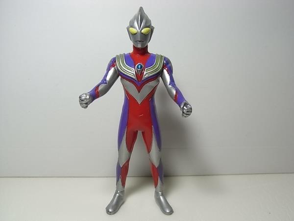 1996 год мини фигурка sofvi Ultraman Tiga высота 12.5cm иен . Pro Bandai BANDAI