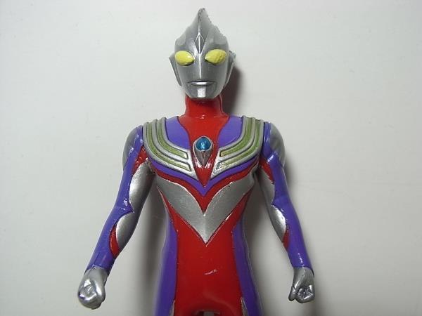 1996 год мини фигурка sofvi Ultraman Tiga высота 12.5cm иен . Pro Bandai BANDAI