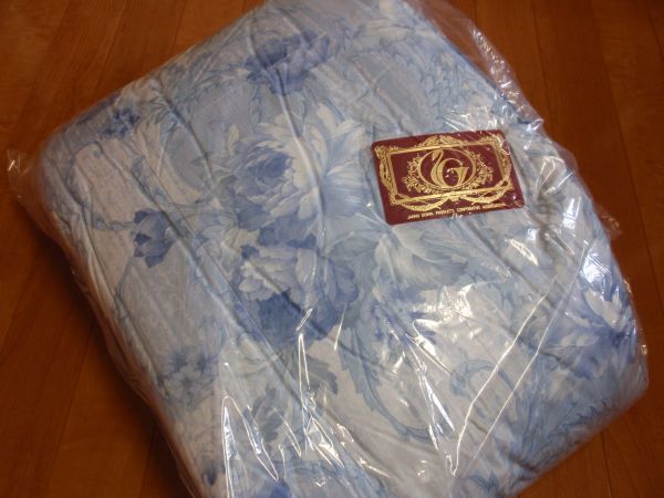  free shipping! futon 3 point set! made in Japan! feathers . futon * mattress * winter mattress pad! single long size * blue group 