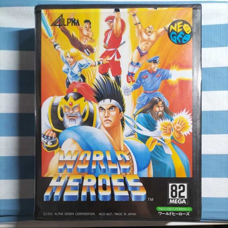 激レア】ネオジオ NEOGEO SUPER BATTLE ACTION WORLD HEROES ワールド