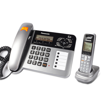 Panasonic■コードレス電話機 (母機1台 子機1台)■KX-TG1061M DECT6.0■シルバー■海外製品 電話機一般