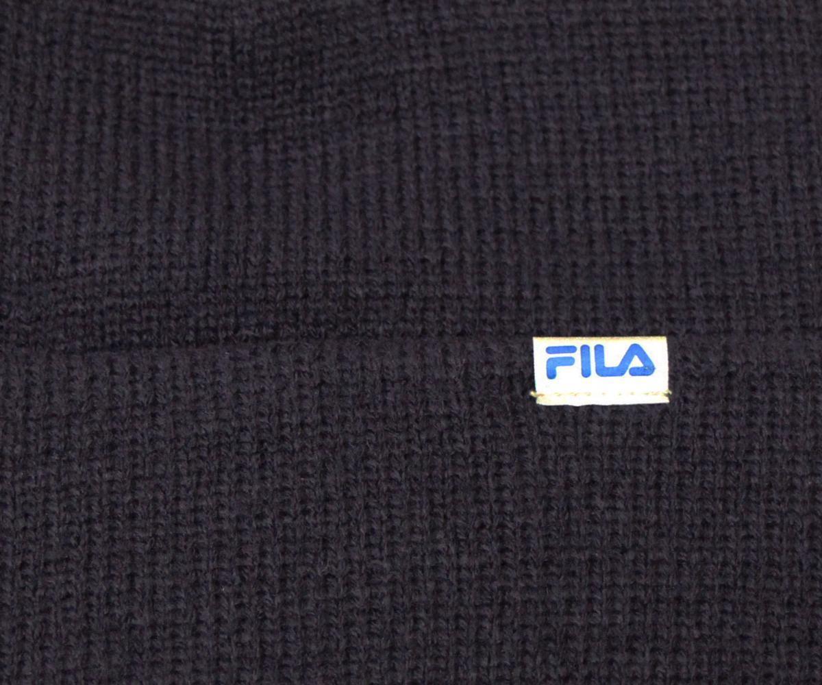 【フィラ◇FILA】リフレクター付ベーシックロゴニットワッチ ニット帽★ネイビー★新品【ネコポス発送（全国一律 220円 税込）】_画像4