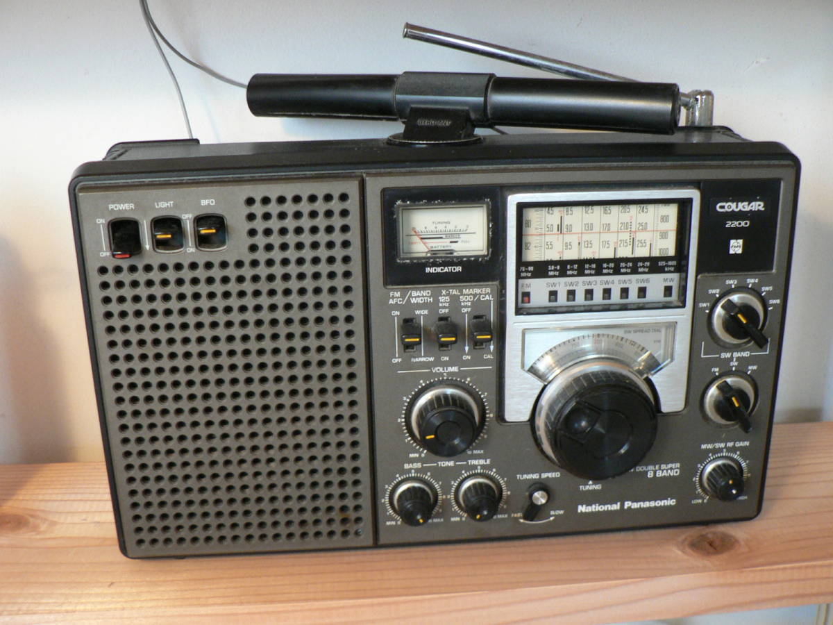 ナショナル パナソニック COUGAR 2200 （RF-2200）BCLラジオ FM、AM