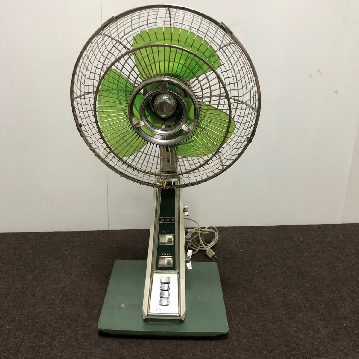 AI866)動作品 HITACHI 日立 A.C. DESK FAN H-625 扇風機 3枚羽根 30cm
