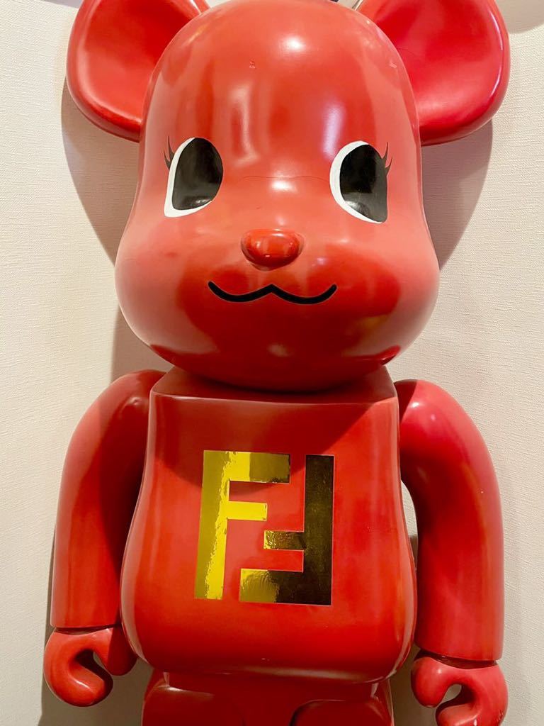 【非売品】引き取り限定 BE@RBRICK ベアブリック FENDI 2000% MEDICOM TOY フェンディ kaws 1000% 400%_画像6