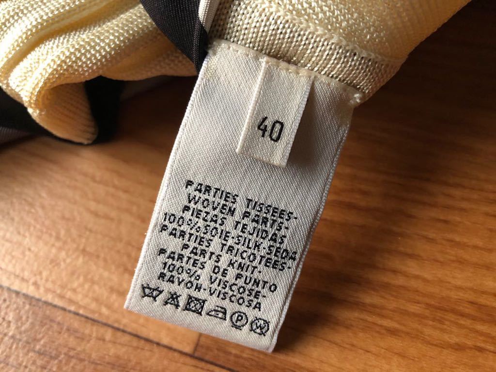 期間限定特別価格 HERMESエルメス シルク×ニット エルメスHERMÈS