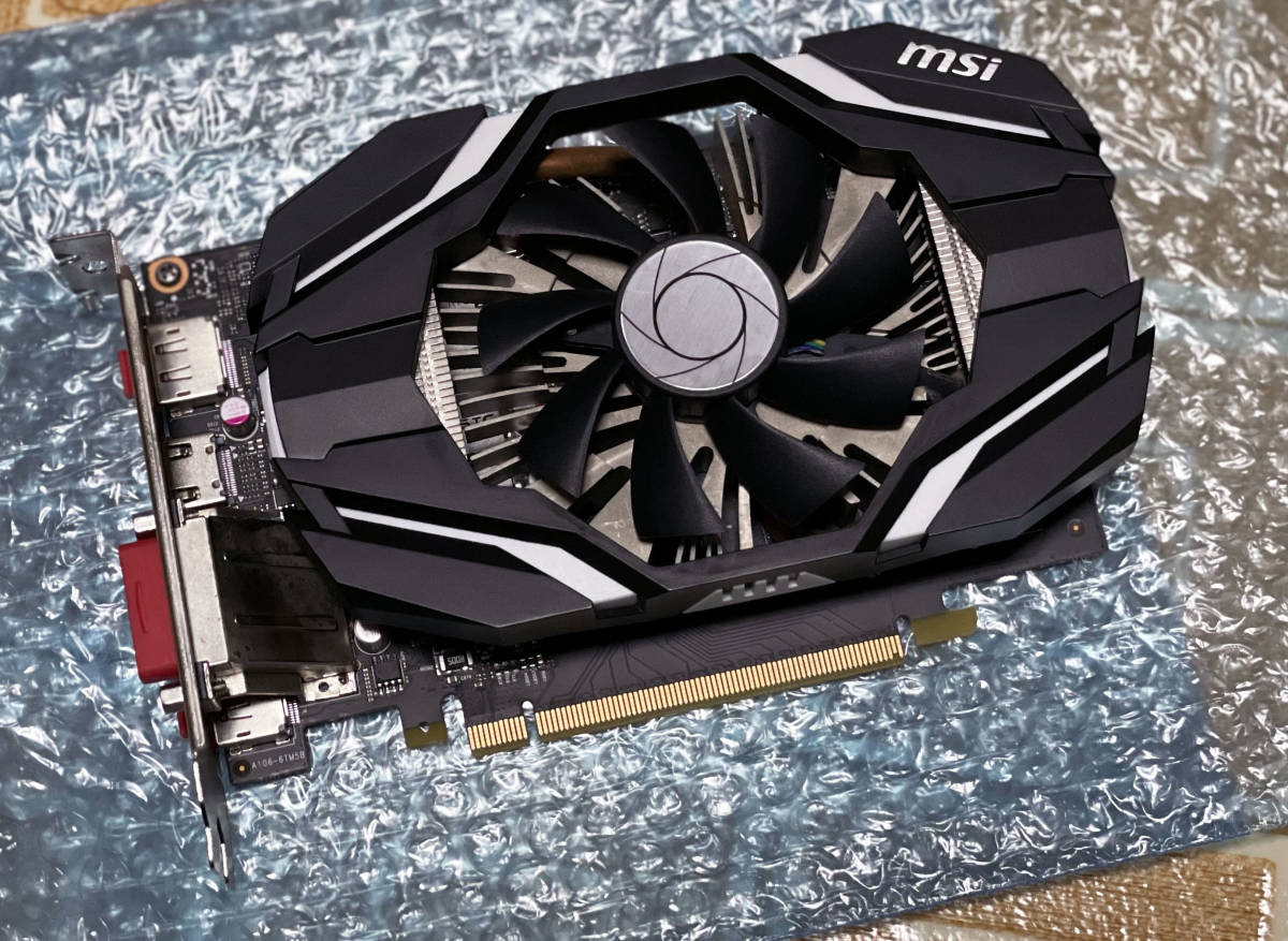 【美品・動作チェック済】MSI GeForce GTX 1060 6G OC/VRAM GDDR5 6GB