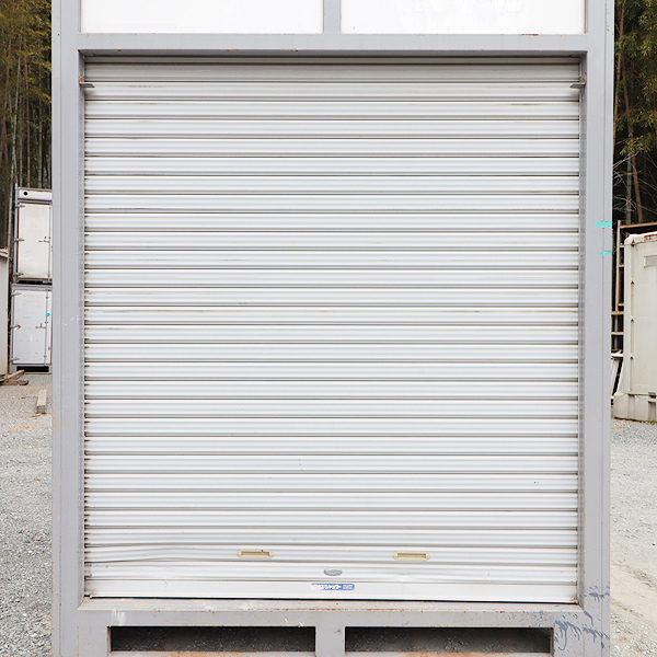 現状渡し 一坪倉庫 スペースハウス PAL-10S シャッター 建設機械 現状渡し 一坪倉庫 スペースハウス PAL-10S シャッター 建設機械