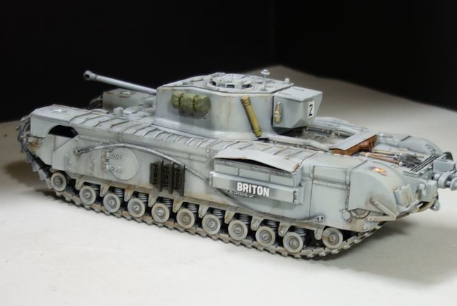 Yahoo!オークション - 1/35 タミヤ チャーチル戦車 冬期塗装 完成品 Yahoo!オークション - 1/35 タミヤ チャーチル戦車 冬期塗装 完成品
