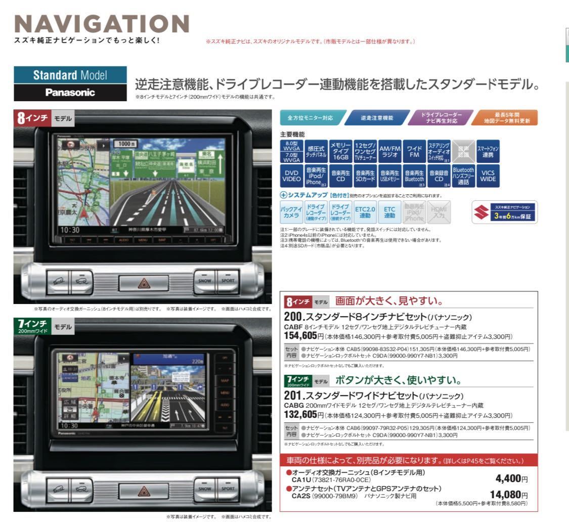 2022年モデル】全方位モニター対応7インチワイドナビ99097-79R32-P05