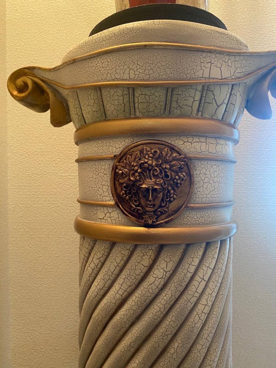  old fee Greece construction antique pillar pot put side table decoration pcs stand for flower vase display jpy pillar Rome 