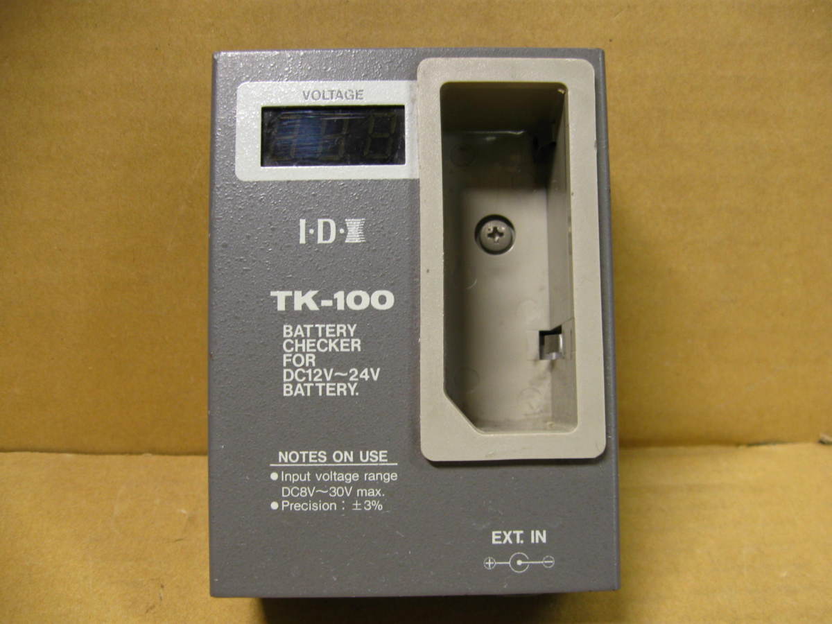 vIDX TK-100 battery checker BP/NP type used 