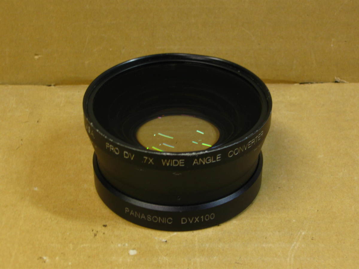 ▽Panasonic DVX100 PRO DV .7X WIDE ANGLE CONVERTER 0.7倍 ワイコン CENTURY PRECISION OPTICS 外観傷あり 中古