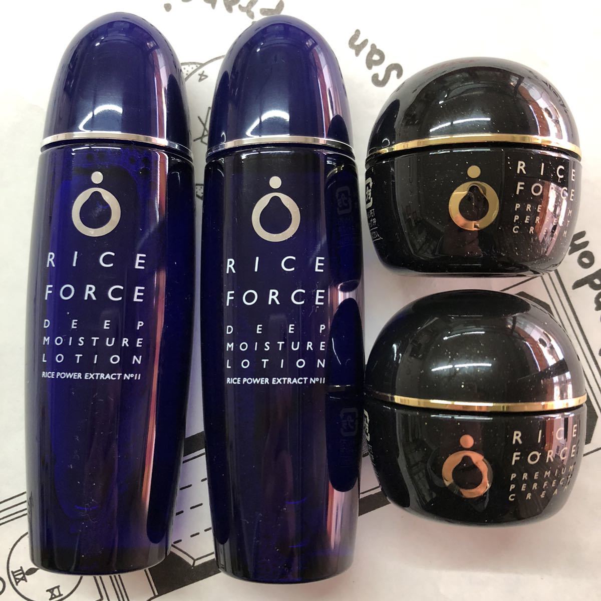 4-6月購入 ライスフォース プレミアムパーフェクトローション60ml 3本