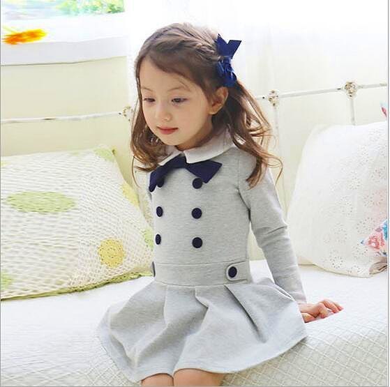 最安値で 子供服 女の子 キッズ ワンピース フレア レース グレー ショート丈 可愛い 140