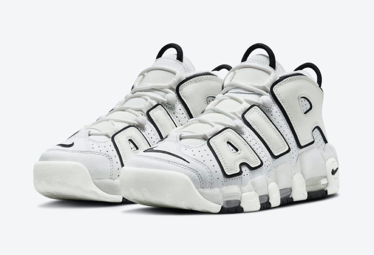 NIKE WMNS AIR MORE UPTEMPO Summit White Black エアモアアップテンポ