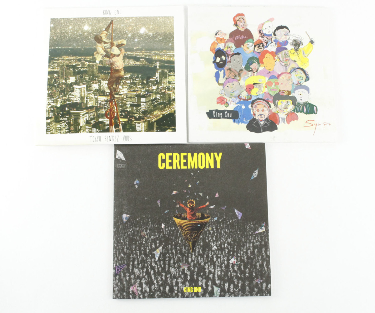 ●【・現状品】LP版 レコード King Gnu キングヌー 完全限定盤 CEREMONY Tokyo Rendez-Vous Sympa 3枚セット ”