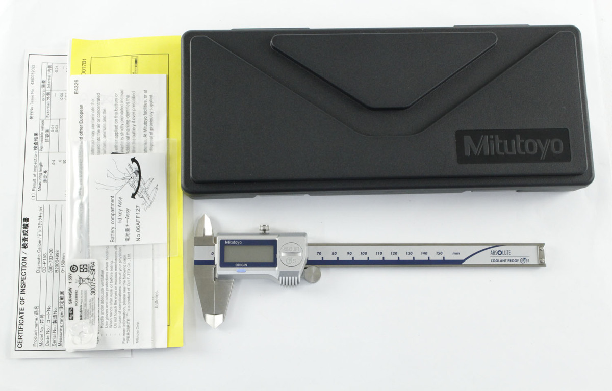 現状品】Mitutoyo ミツトヨ ノギス 500シリーズ CD-P15S クーラント