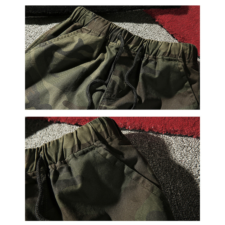 迷彩柄 イージーパンツ パンツ ミリタリーパンツ カジュアルパンツ 長ズボン 迷彩　緑　M_画像5