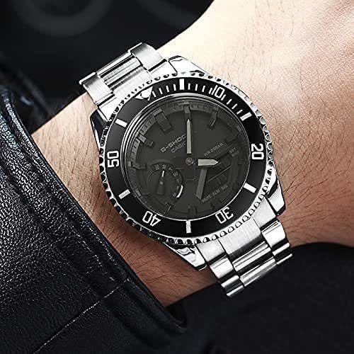 グリーン サブマリーナ GA-2100専用 ステンレスベルトセット グリーン サブマリーナ GA-2100専用 ステンレスベルトセット