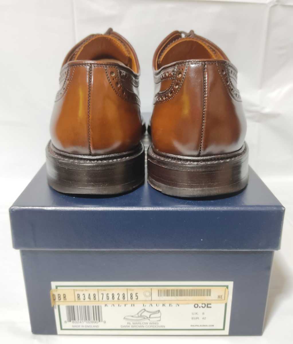 希少美品 Ralph Lauren by Crockett & Jones Marlow コードバン 希少美品 Ralph Lauren by Crockett & Jones Marlow コードバン
