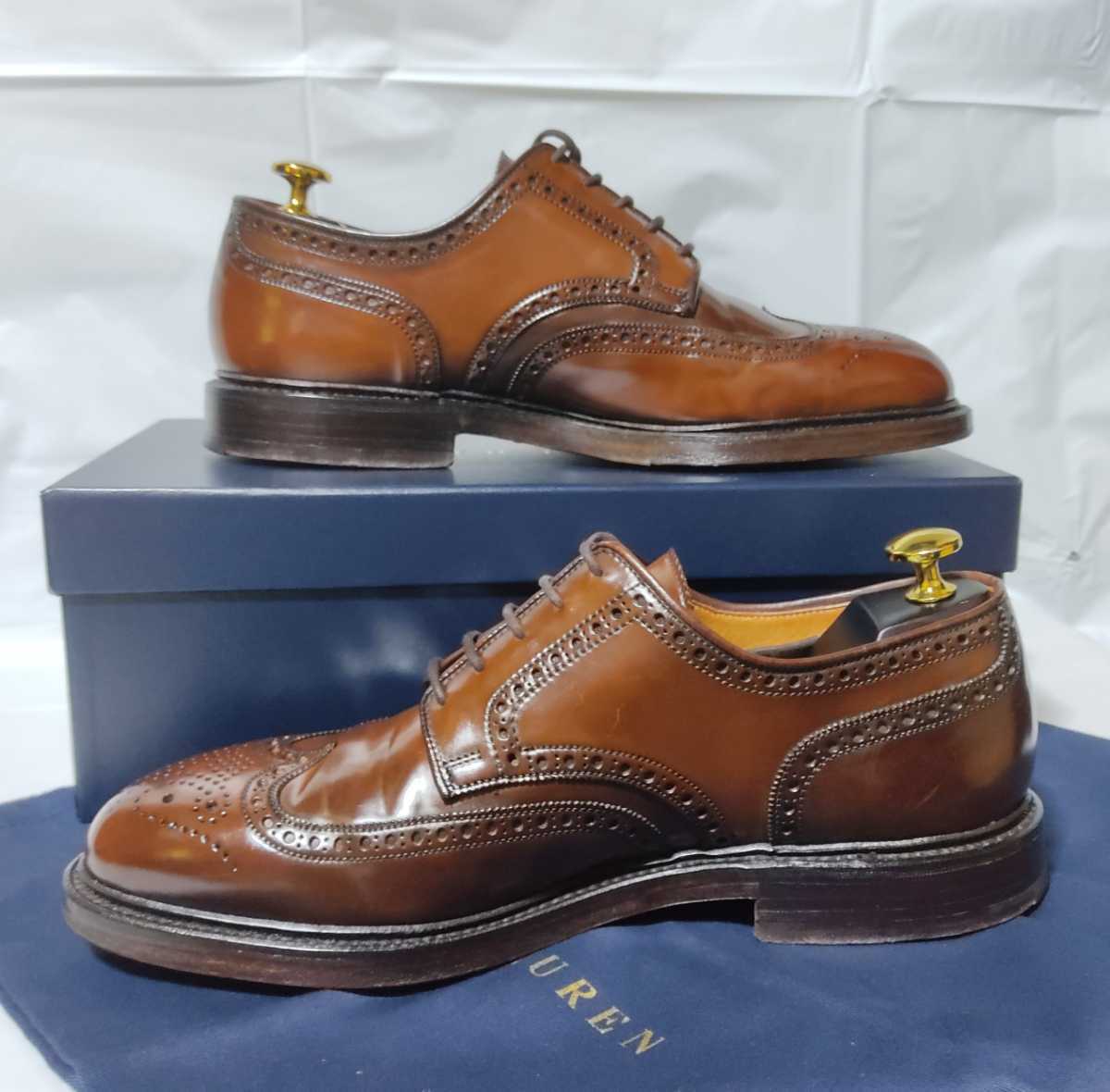 希少美品 Ralph Lauren by Crockett & Jones Marlow コードバン 希少美品 Ralph Lauren by Crockett & Jones Marlow コードバン