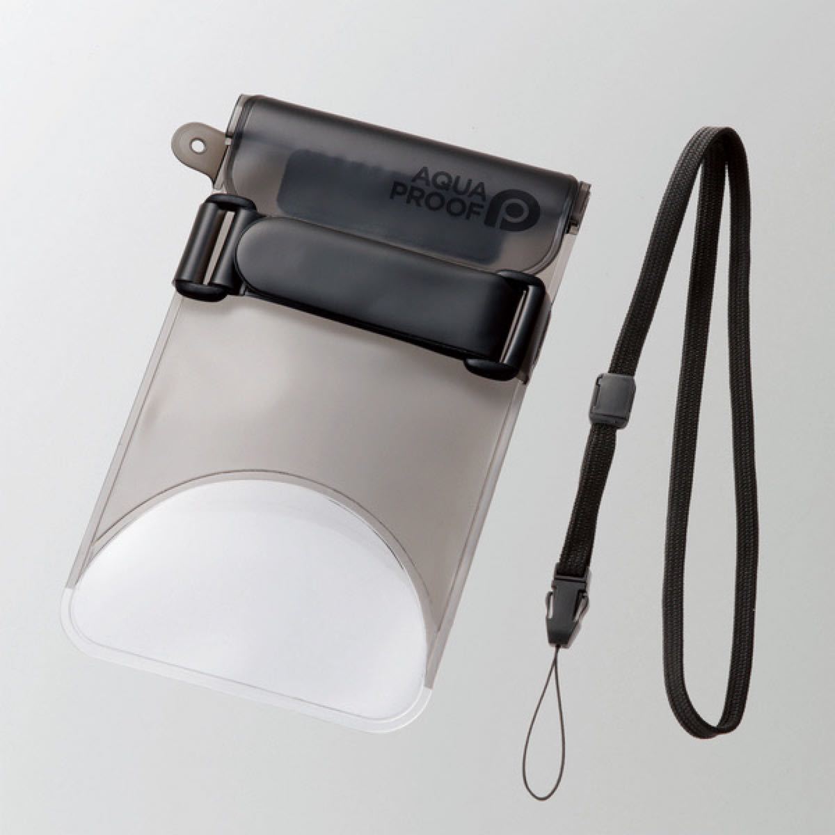 【新品未使用品】スマートフォン用防水・防塵ケース（自撮りハンドル付きタイプ）ブラック