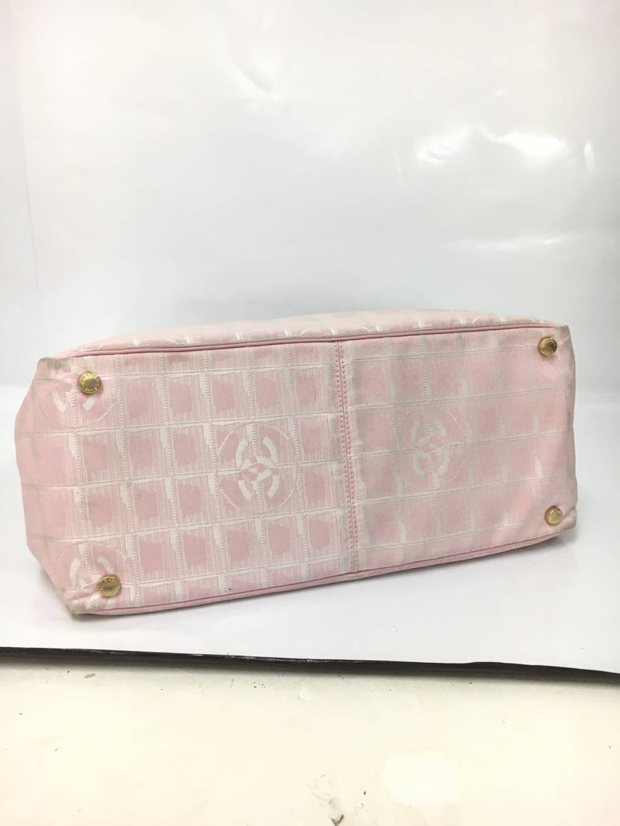 □CHANEL トートバッグ ピンク シャネル ニュートラベルライン □CHANEL トートバッグ ピンク シャネル ニュートラベルライン